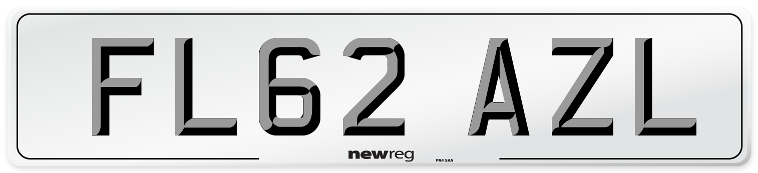 FL62 AZL Number Plate from New Reg